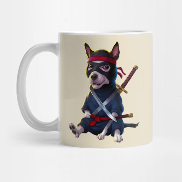 cute Ninja dog by TshirtMA